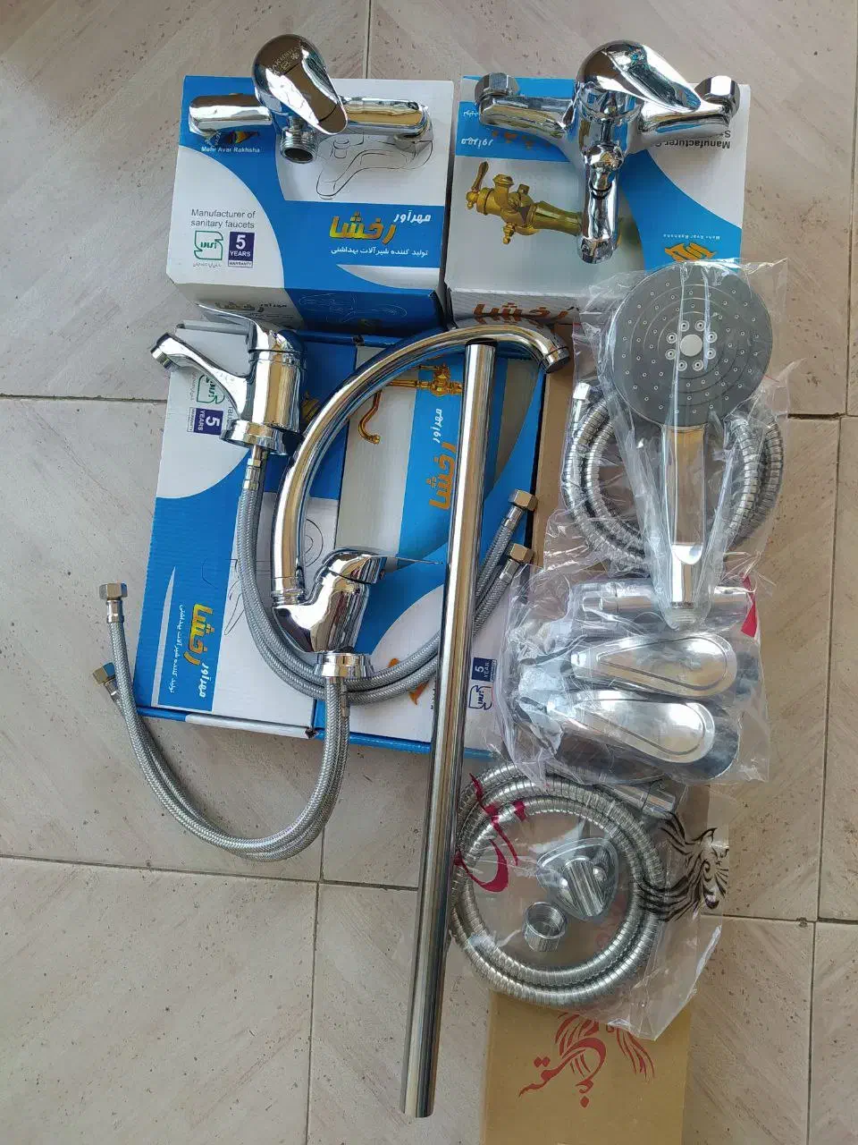 فروش انواع شیرآلات به قیمت پارسال|مصالح و تجهیزات ساختمان|خرمدره, |دیوار