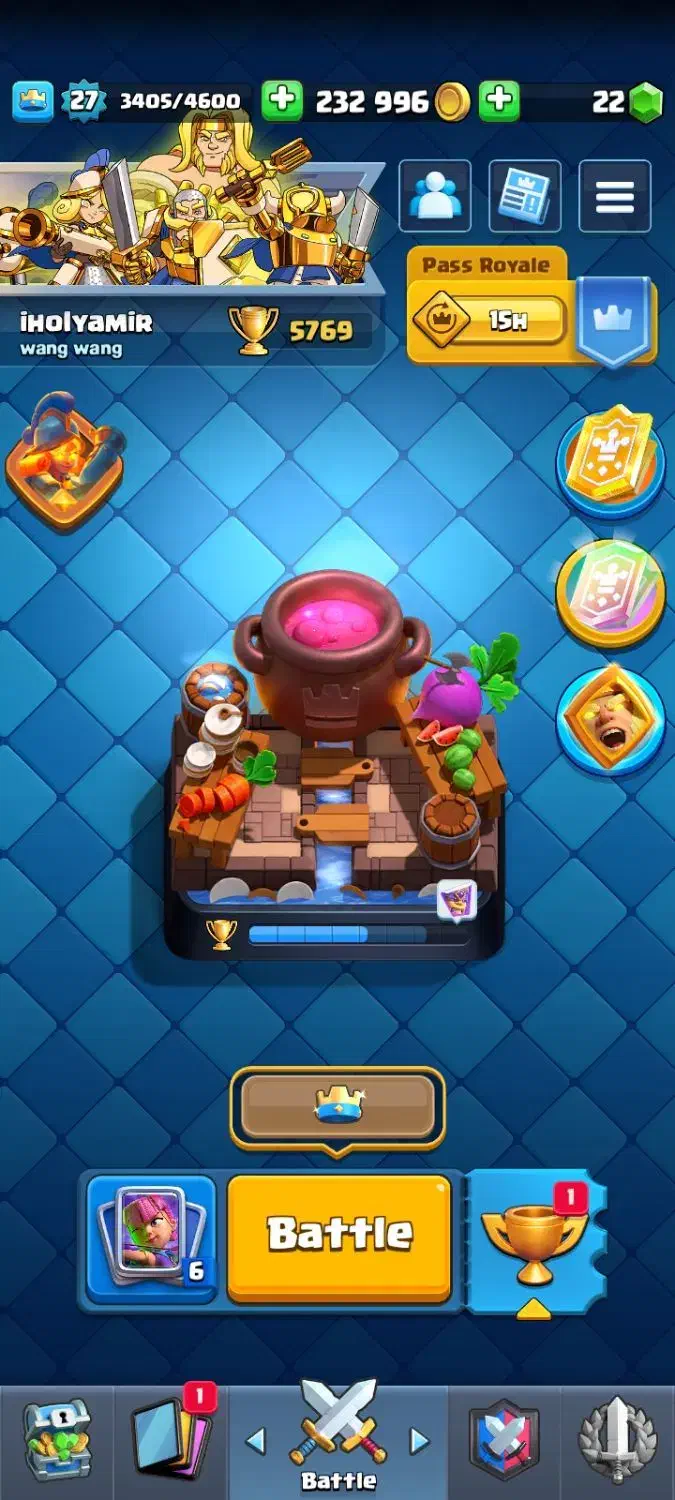 اکانت کلش رویال زیر قیمت|کنسول، بازی ویدئویی و آنلاین|مشهد, نیروی هوایی|دیوار