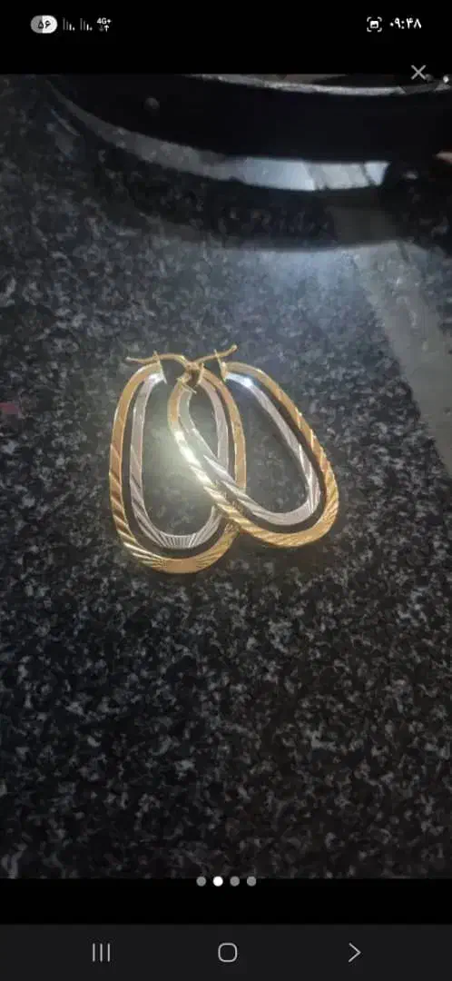 گوشواره دورنگ|جواهرات|اهواز, فاز ۱ پادادشهر|دیوار