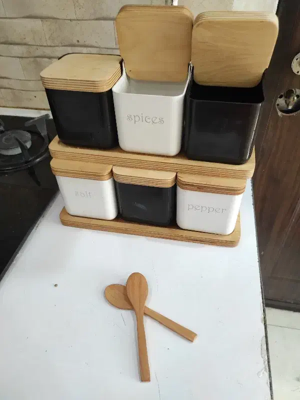 جا ادویه چوبی|ظروف سرو و پذیرایی|اهواز, نادری|دیوار