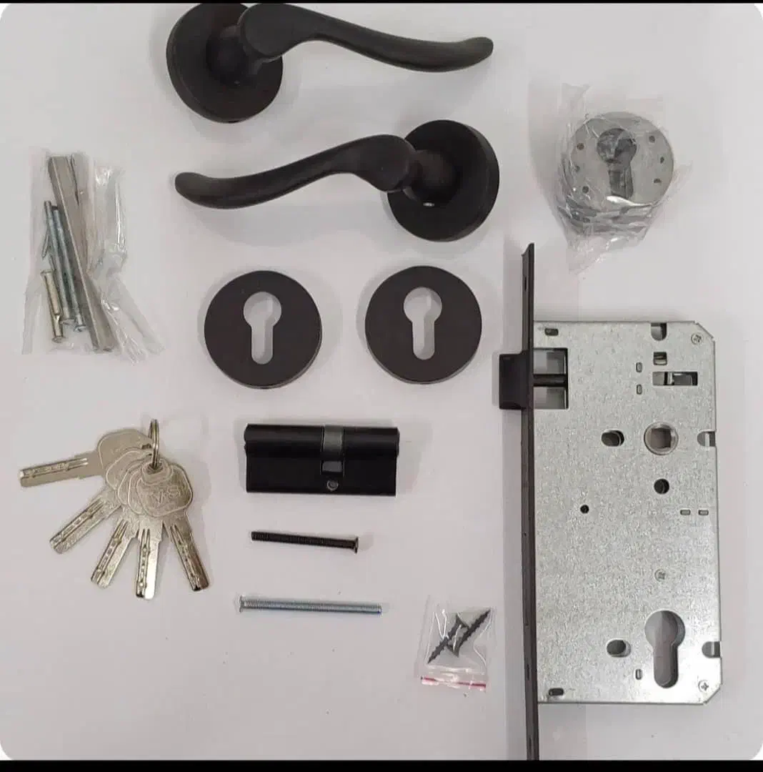 دستگیره و قفل درب اتاق و سرویس|مصالح و تجهیزات ساختمان|رشت, رودباری|دیوار