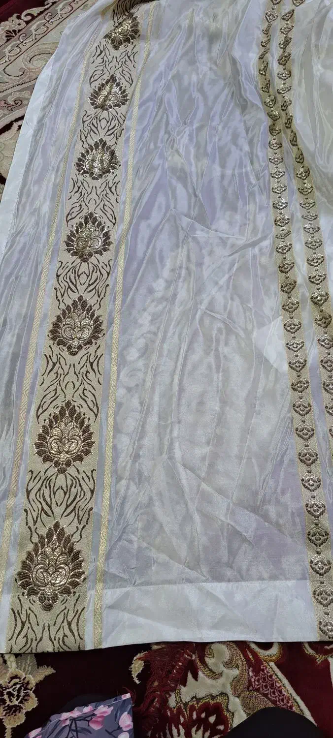 پرده مجلسی و حریر فروش فوری|پرده، رانر، رومیزی|هرسین, |دیوار