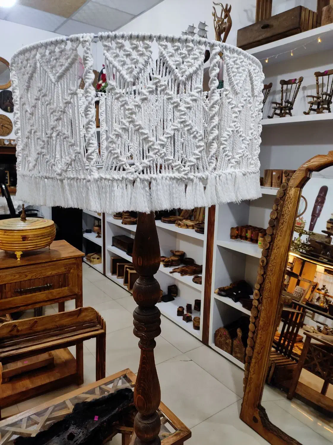 شیدآباژور مکرومه|چراغ خواب و آباژور|زاهدان, |دیوار