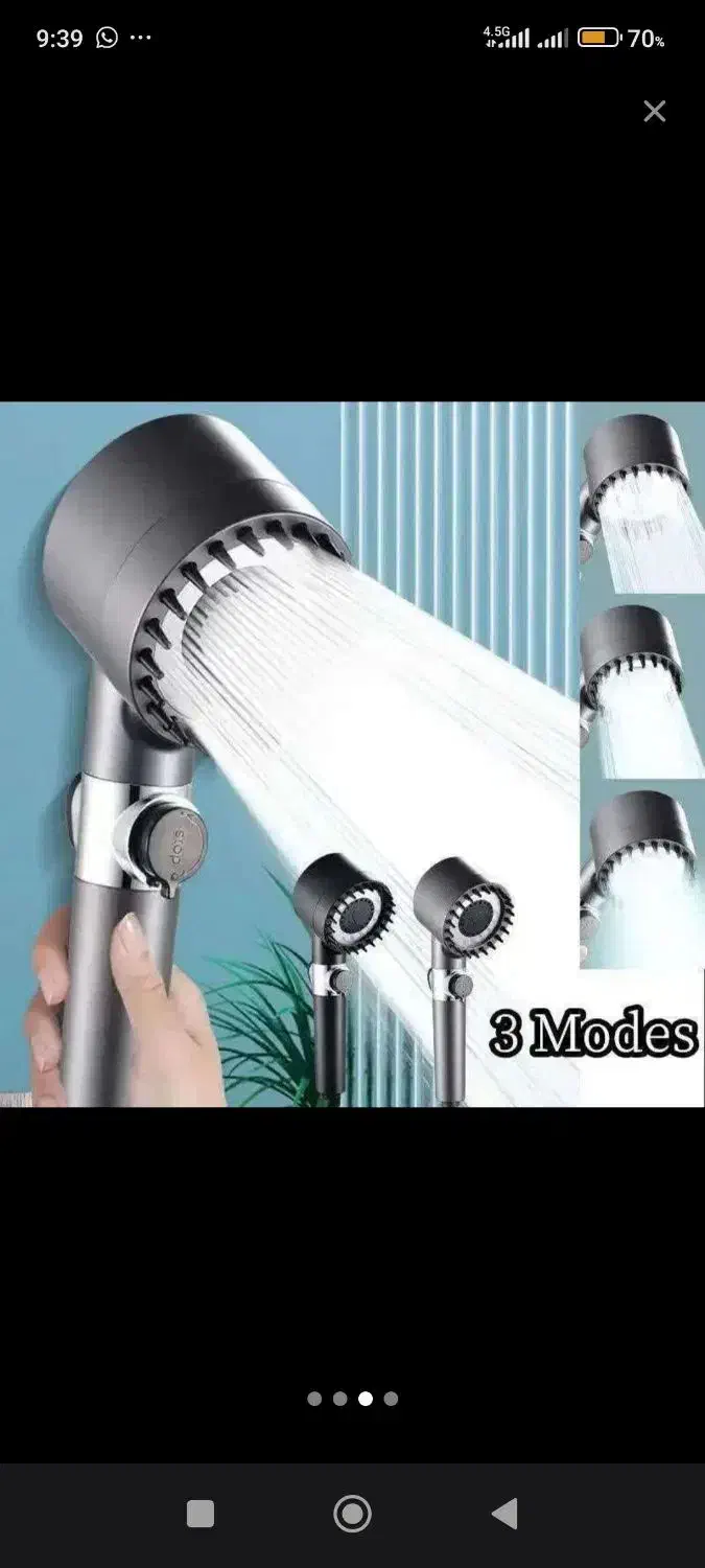 سردوش حمام پرفشار چند حالته اصلی|لوازم سرویس بهداشتی|شیراز, شهرک مهدیه|دیوار