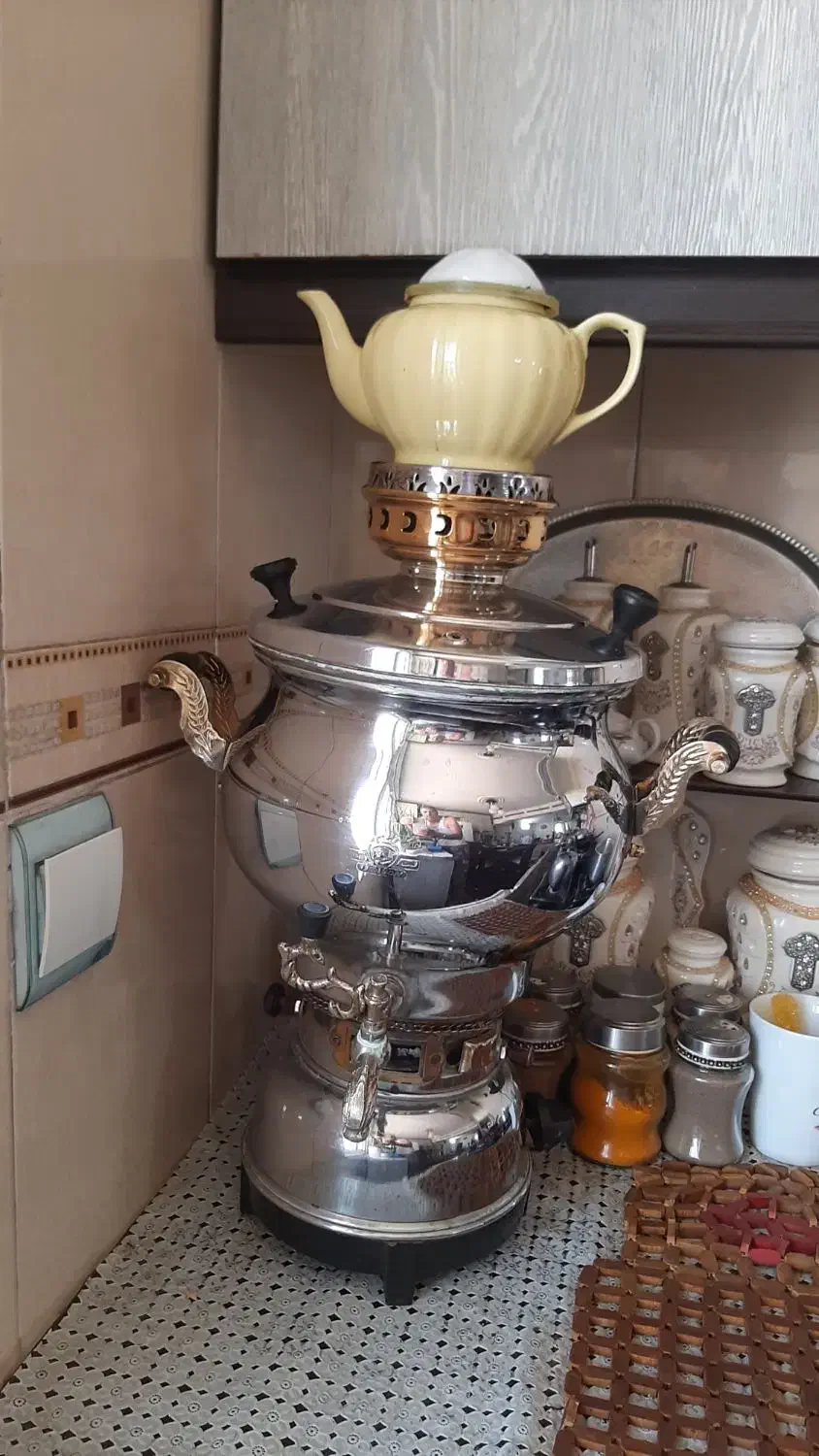 سماور ۶لیتری|سماور، چای‌ساز، قهوه‌ساز|تهران, مسعودیه|دیوار