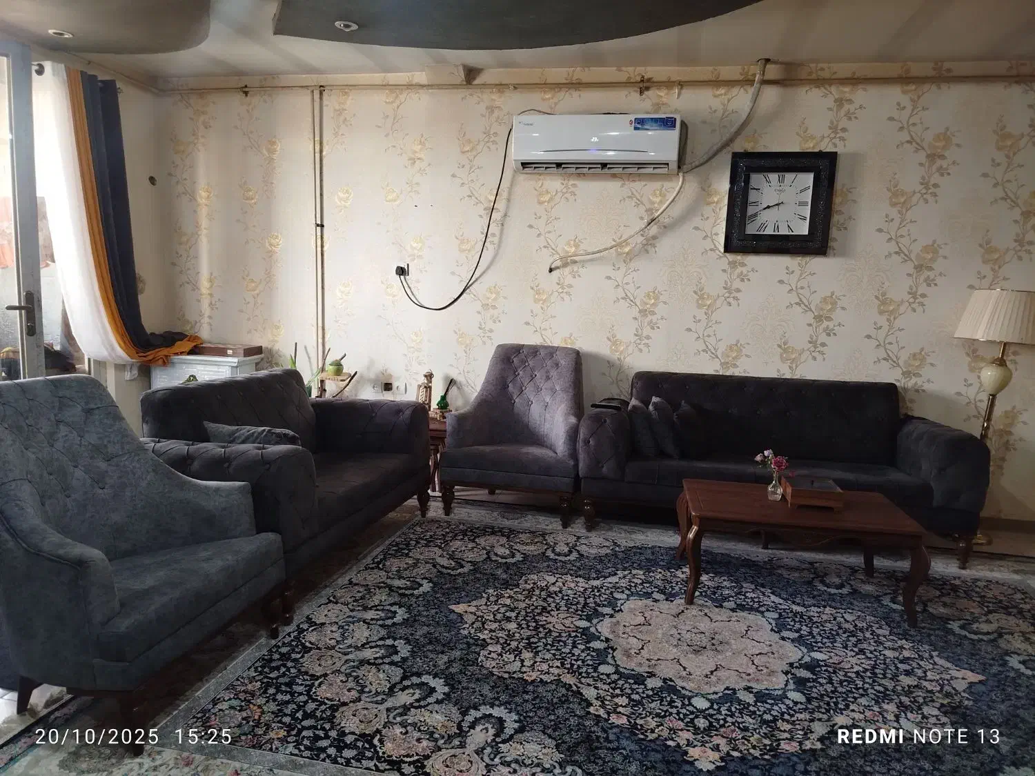 مبل هفت نفره چستر ایتالیایی در حد نو|مبلمان خانگی و میز عسلی|اندیمشک, |دیوار