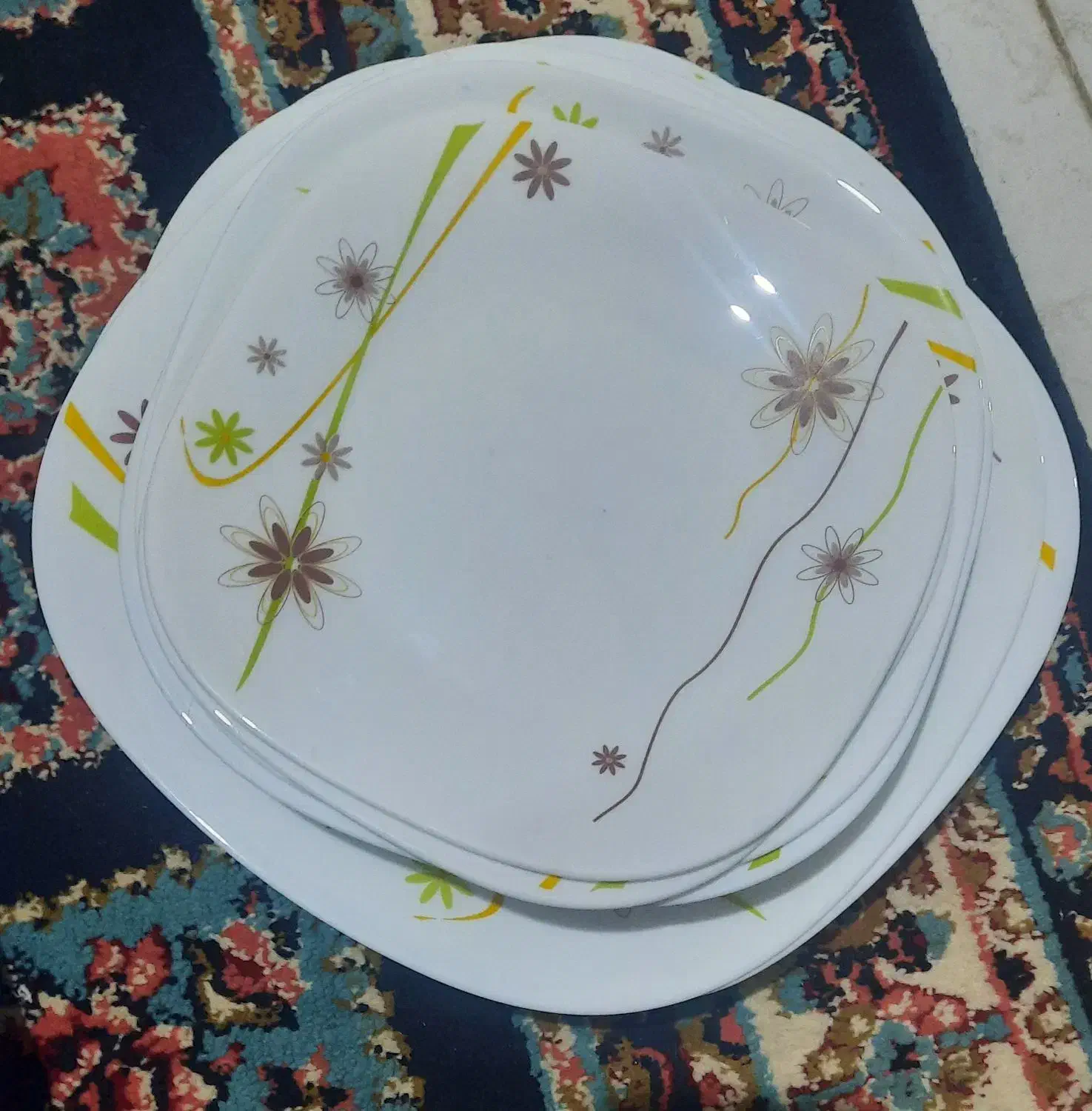 تعویض سرویس آرکوپال ۱۸ نفره مربع با آرکوپال گرد|ظروف سرو و پذیرایی|اشتهارد, |دیوار