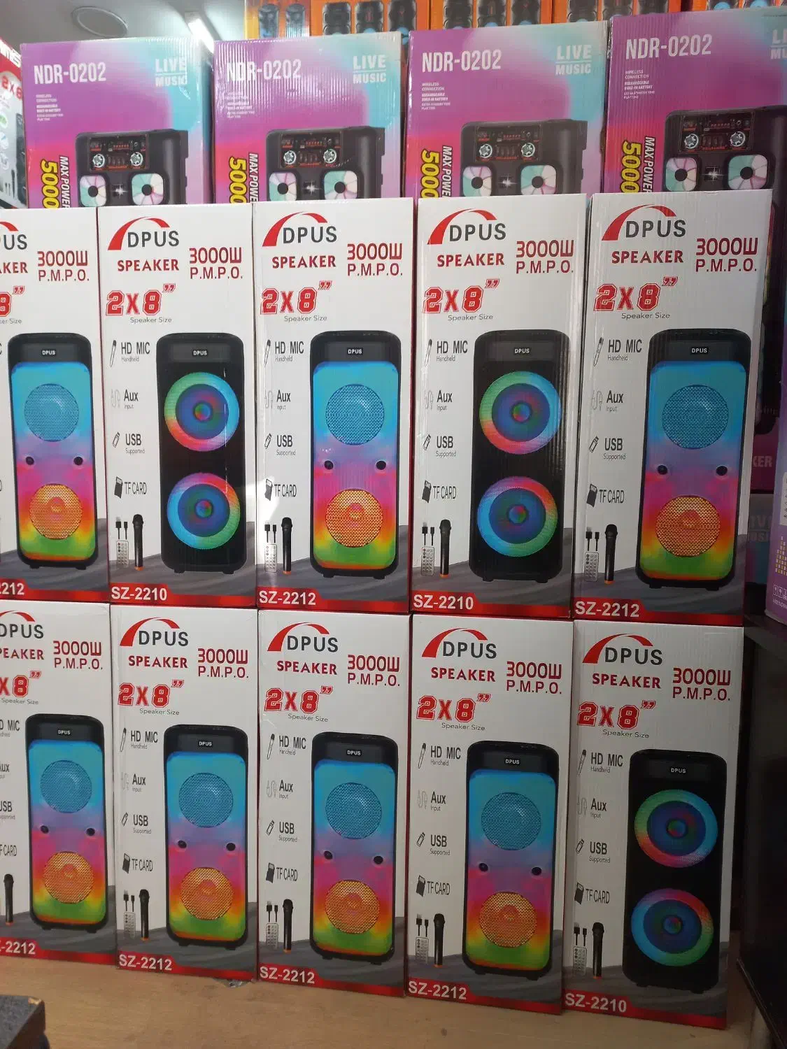 پخش اسپیکروساعت بلوتوثی وپارتی باکس|پخشکننده همراه|تبریز, |دیوار