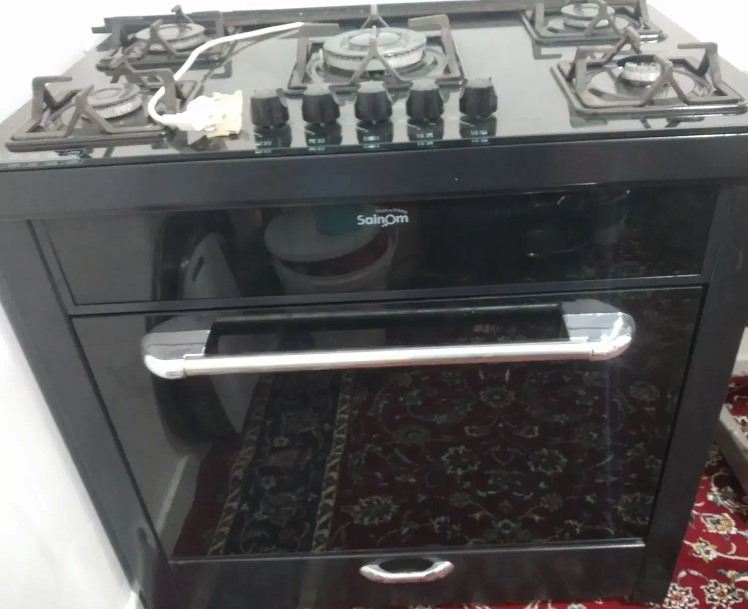 اجاق گاز ۵شعله طرح فر|اجاق گاز و لوازم برقی پخت‌وپز|الیگودرز, |دیوار