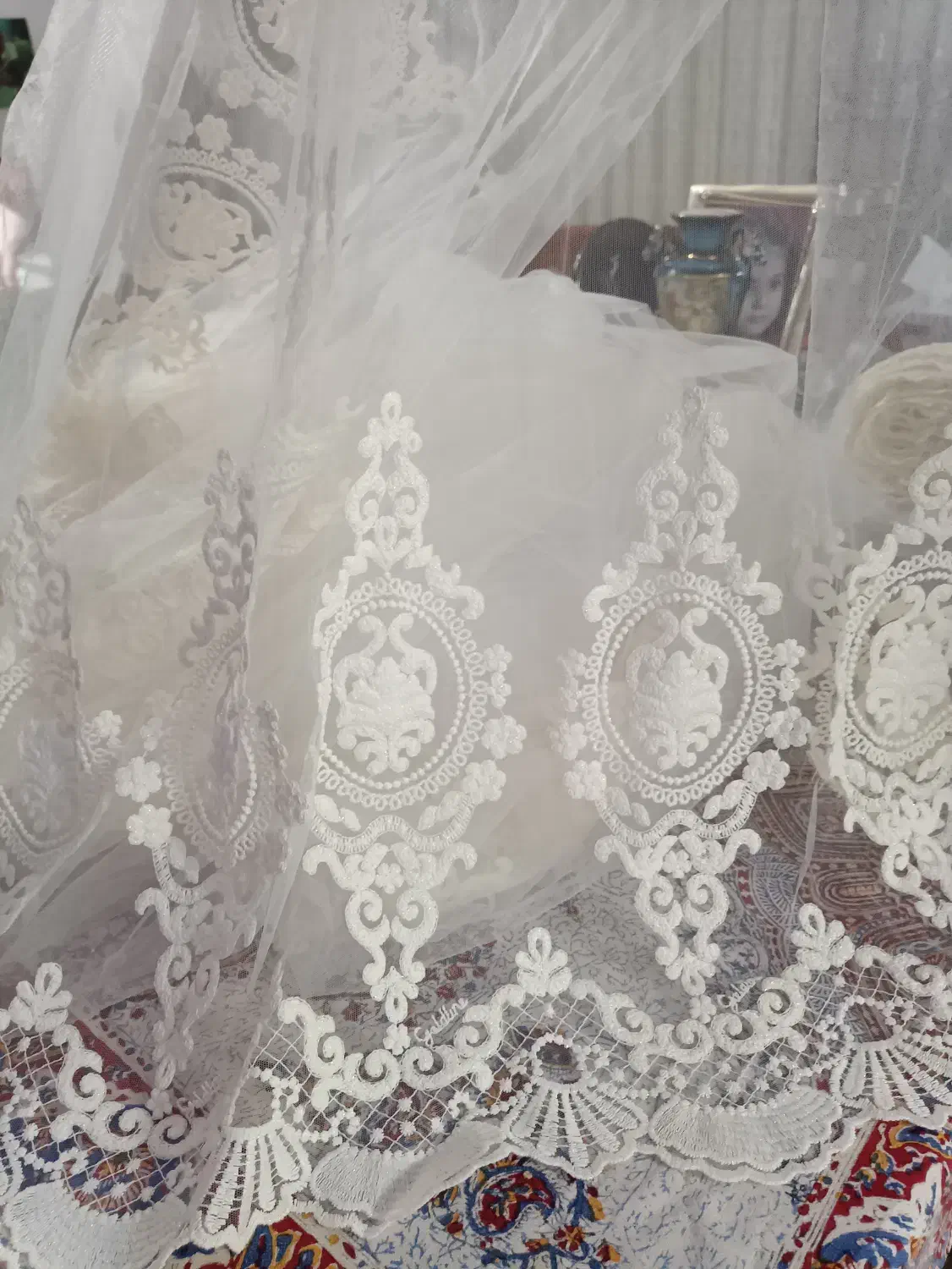 پرده ترک|پرده، رانر، رومیزی|رشت, رشتیان|دیوار