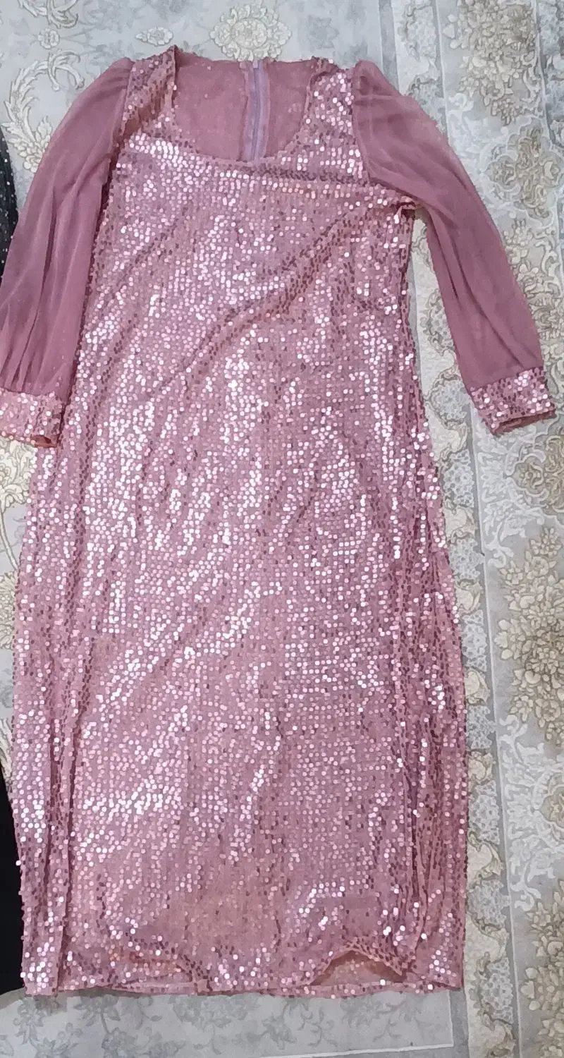 لباس مجلسی زنانه نباتی مناسب سایز ۴۶ تا ۴۸|لباس|نظرآباد, رسالت|دیوار