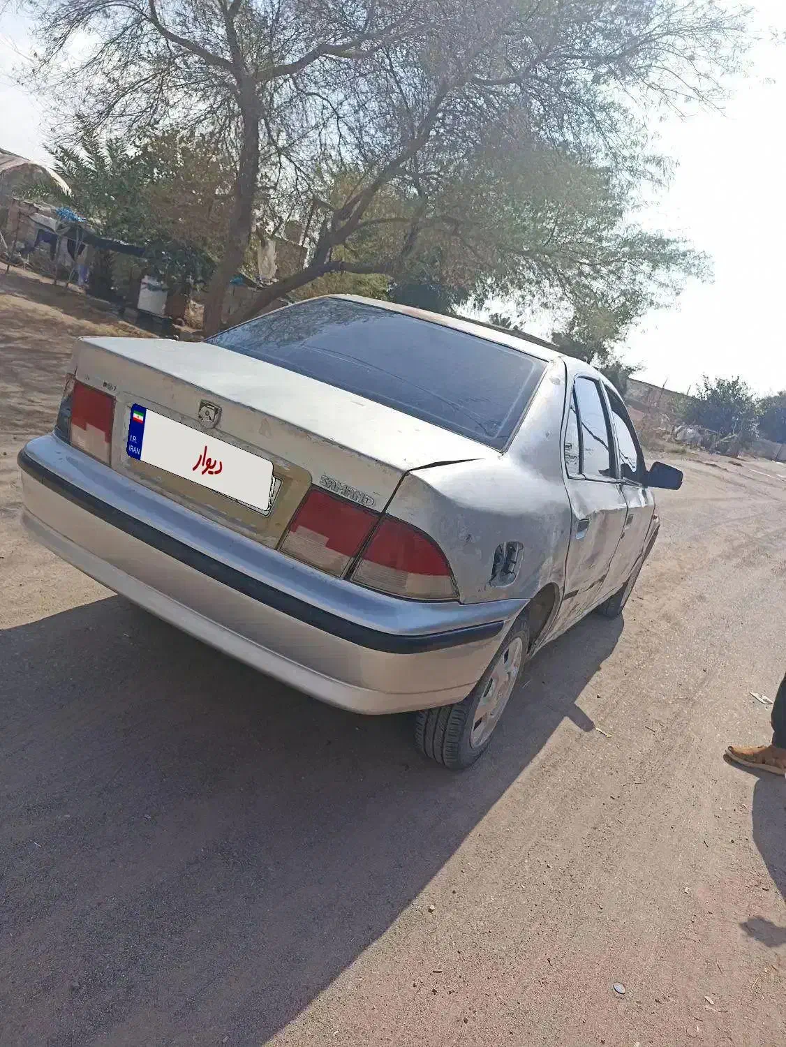 سمند مدل 83رنگ نقره ای|خودرو سواری و وانت|کهنوج, |دیوار