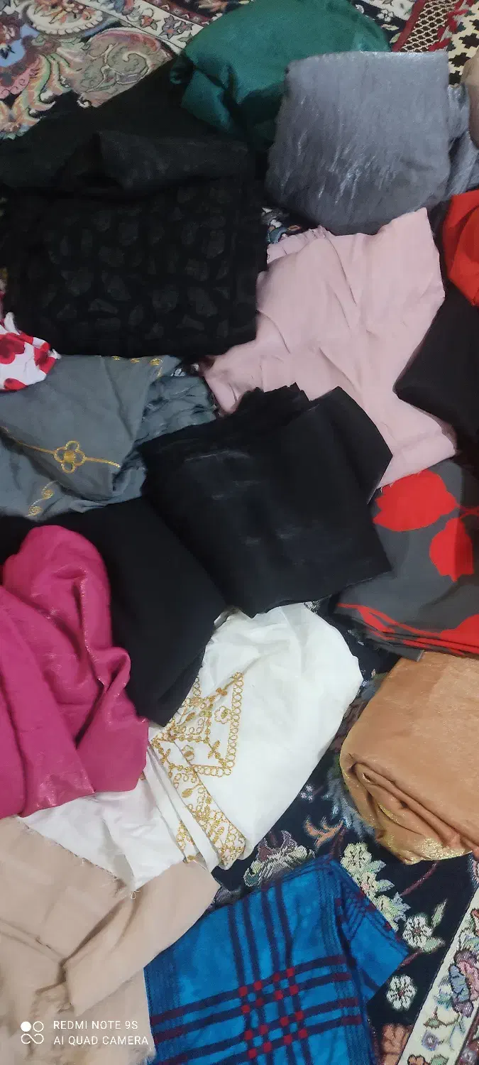 پارچه های مانتوی زیر قیمت فاکتور|لوازم خیاطی و بافتنی|ماسال, |دیوار