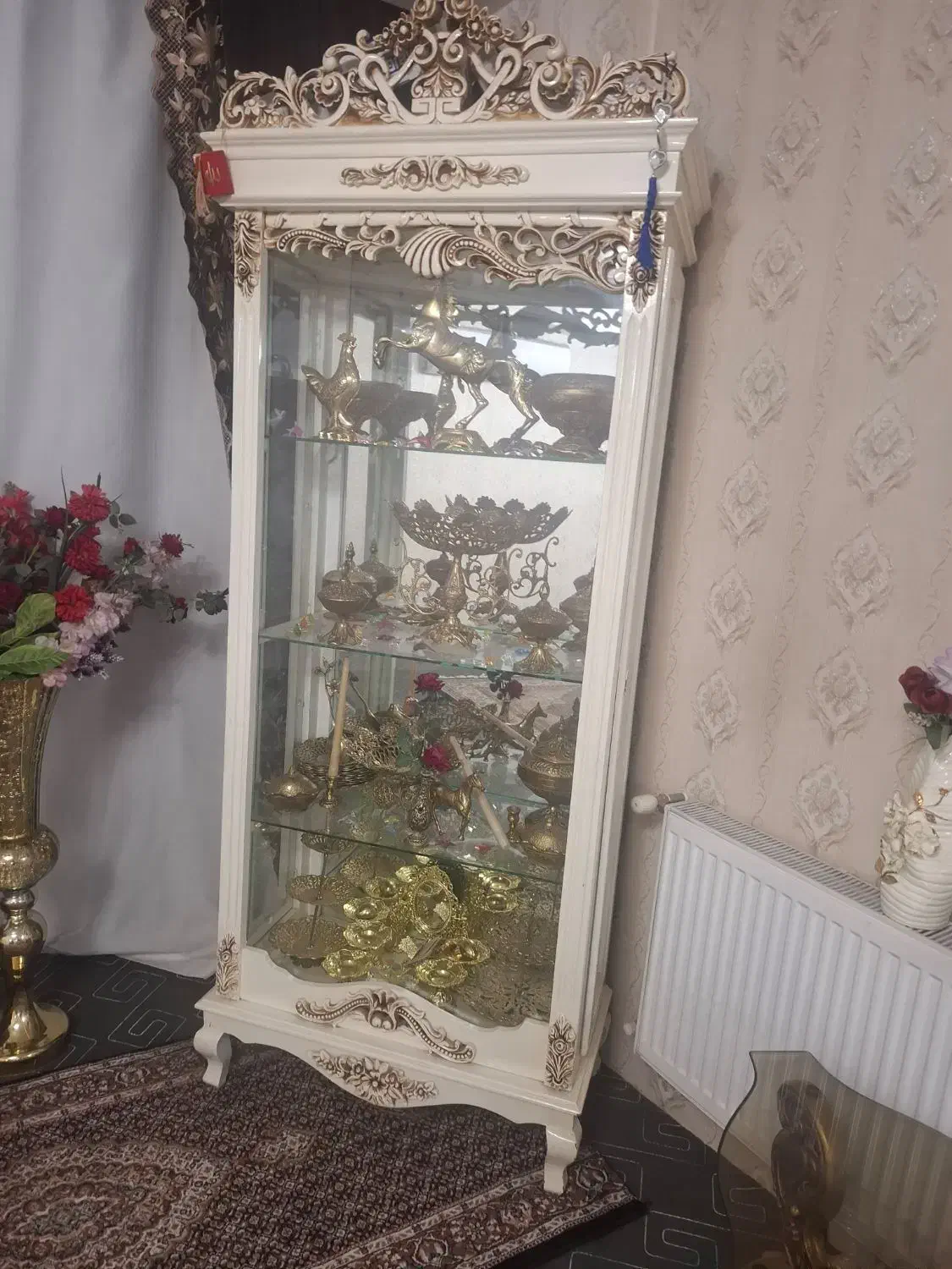 اینه کنسول چوبی  و بوفه چوبی|بوفه، ویترین، کنسول|باقرشهر, |دیوار