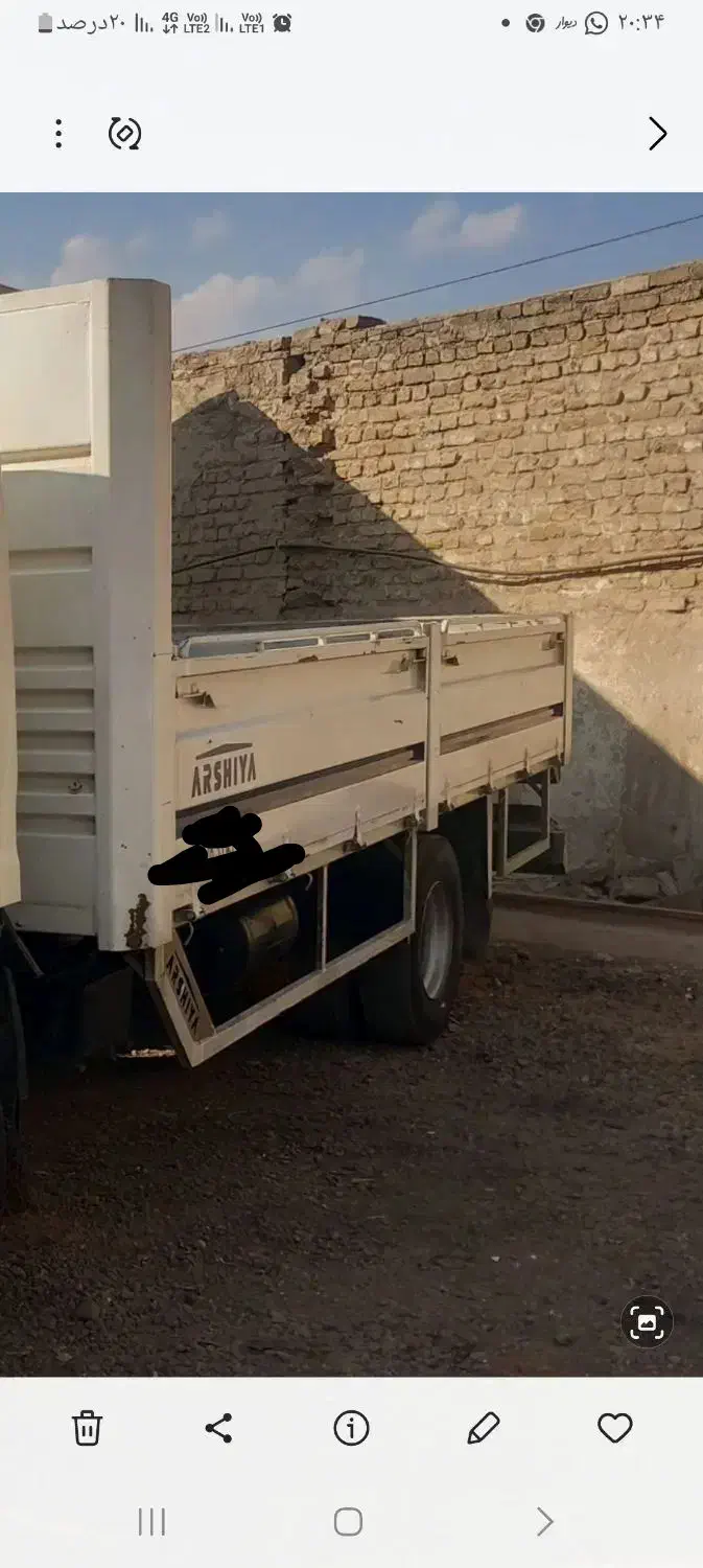 اتاق بغل باز شو ارشیا کانتین|خودرو سنگین|بشاریات, |دیوار