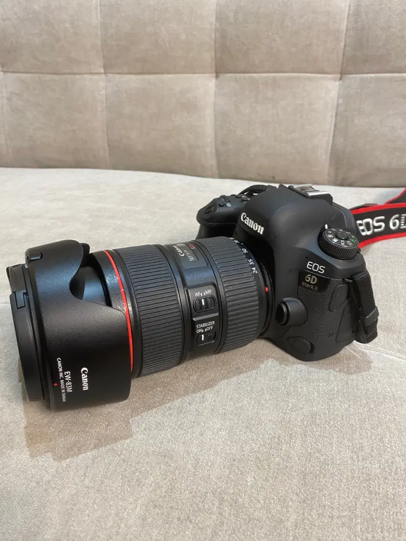 دوربین Canon 6D Mark II به همراه لنز 24-105 تایپ2|دوربین عکاسی و فیلمبرداری|تهران, مهران (سیدخندان)|دیوار