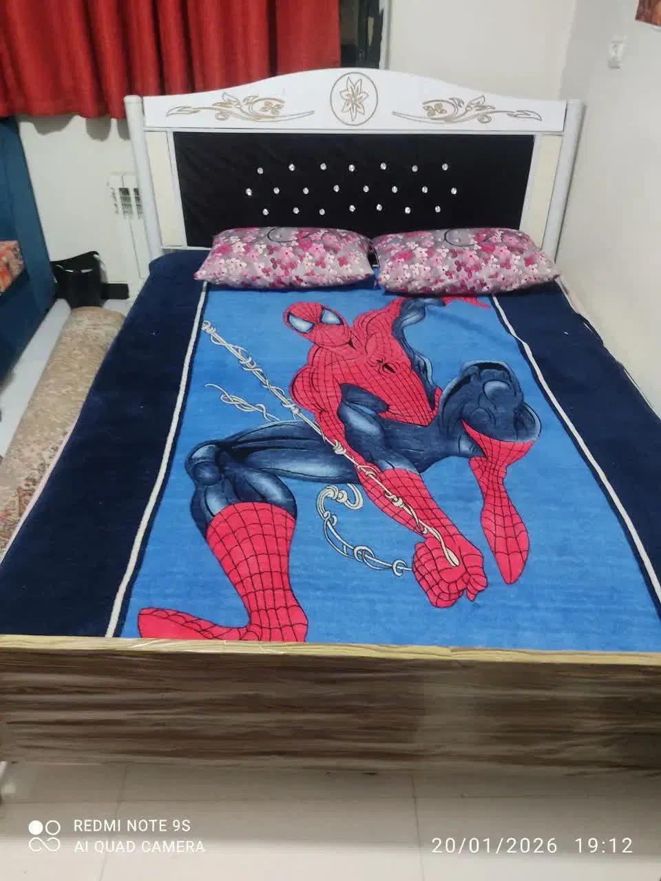 تخت دونفره فلزی|تخت و سرویس خواب|تهران, فدک|دیوار