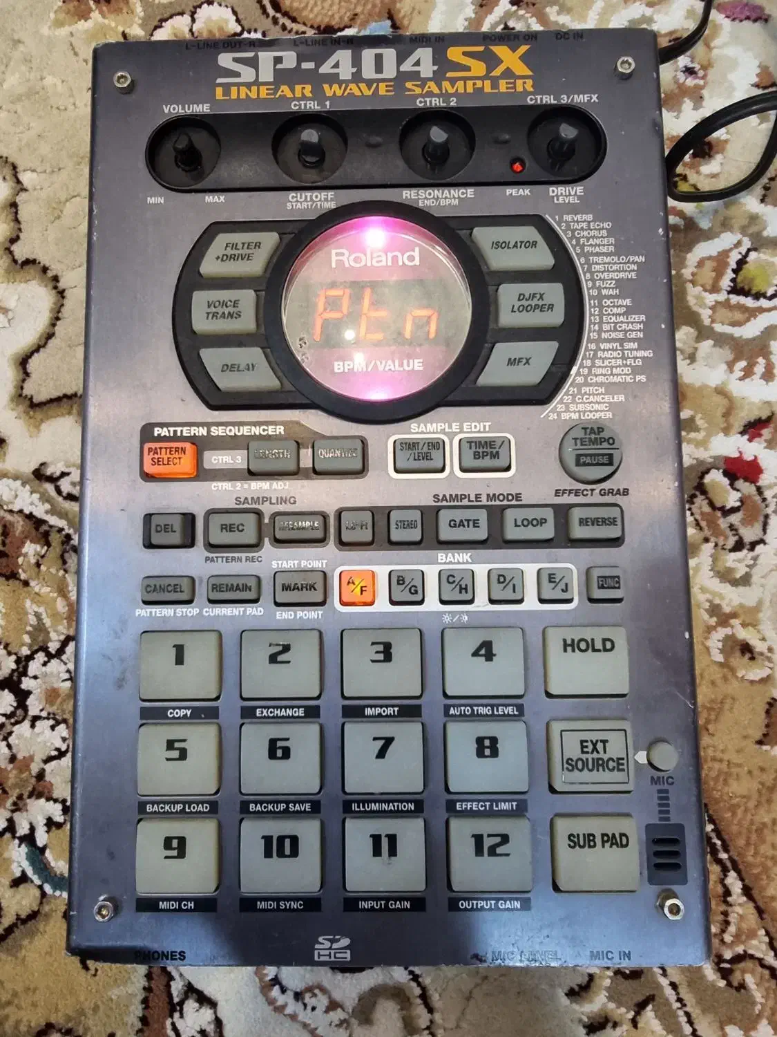 سمپلر دی جی رولند 404|آلات موسیقی|شهریار, شهریار|دیوار