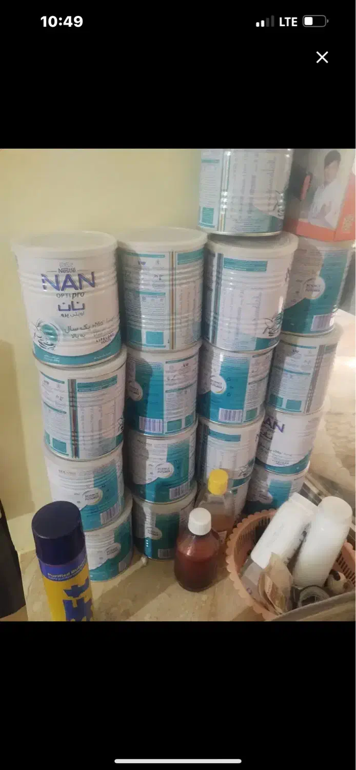 قوطی شیرخشک|ظروف نگهدارنده، پلاستیکی، یک‌بارمصرف|ایلام, |دیوار