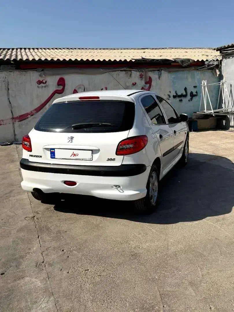 206 سفید تیپ 5 مدل 99|خودرو سواری و وانت|گرگان, |دیوار