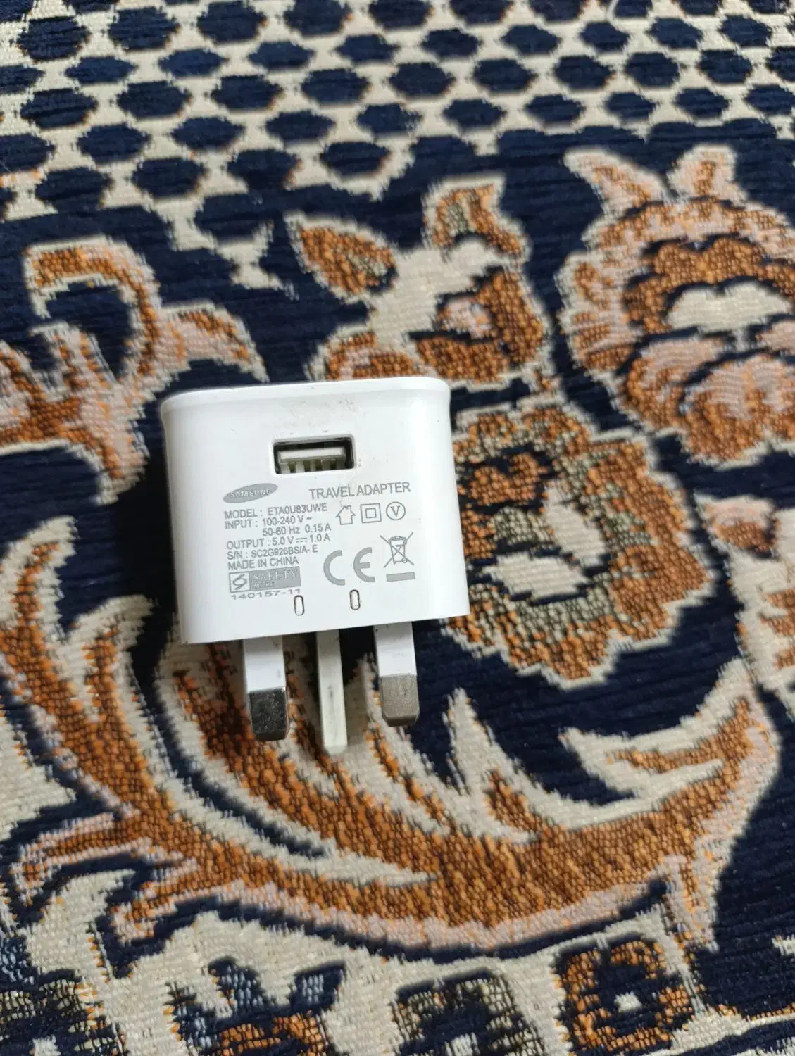 آداپتور سامسونگ اصلی با کلگی|لوازم جانبی موبایل و تبلت|قم, شاه ابراهیم|دیوار