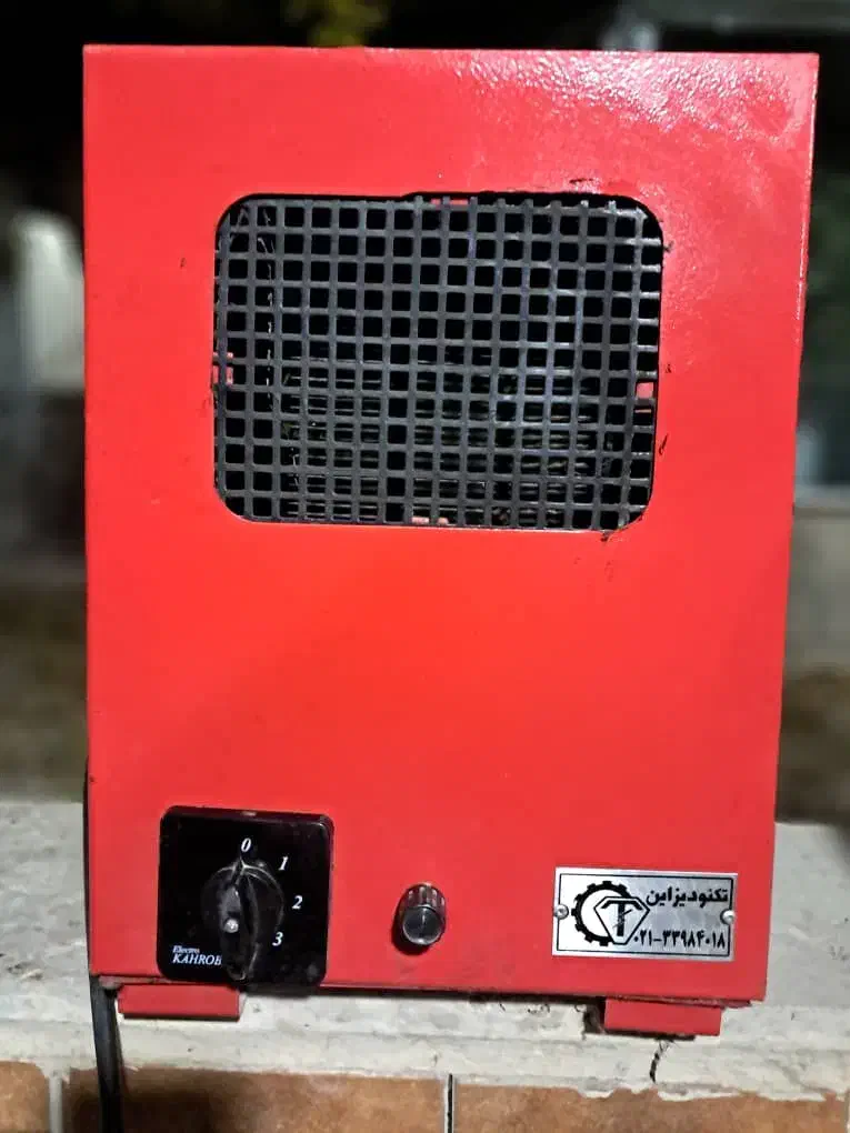 هیتر برقی صنعتی فن دار تکنو دیزاین تک فاز 4500|بخاری، هیتر، شومینه|رباطکریم, یقه|دیوار