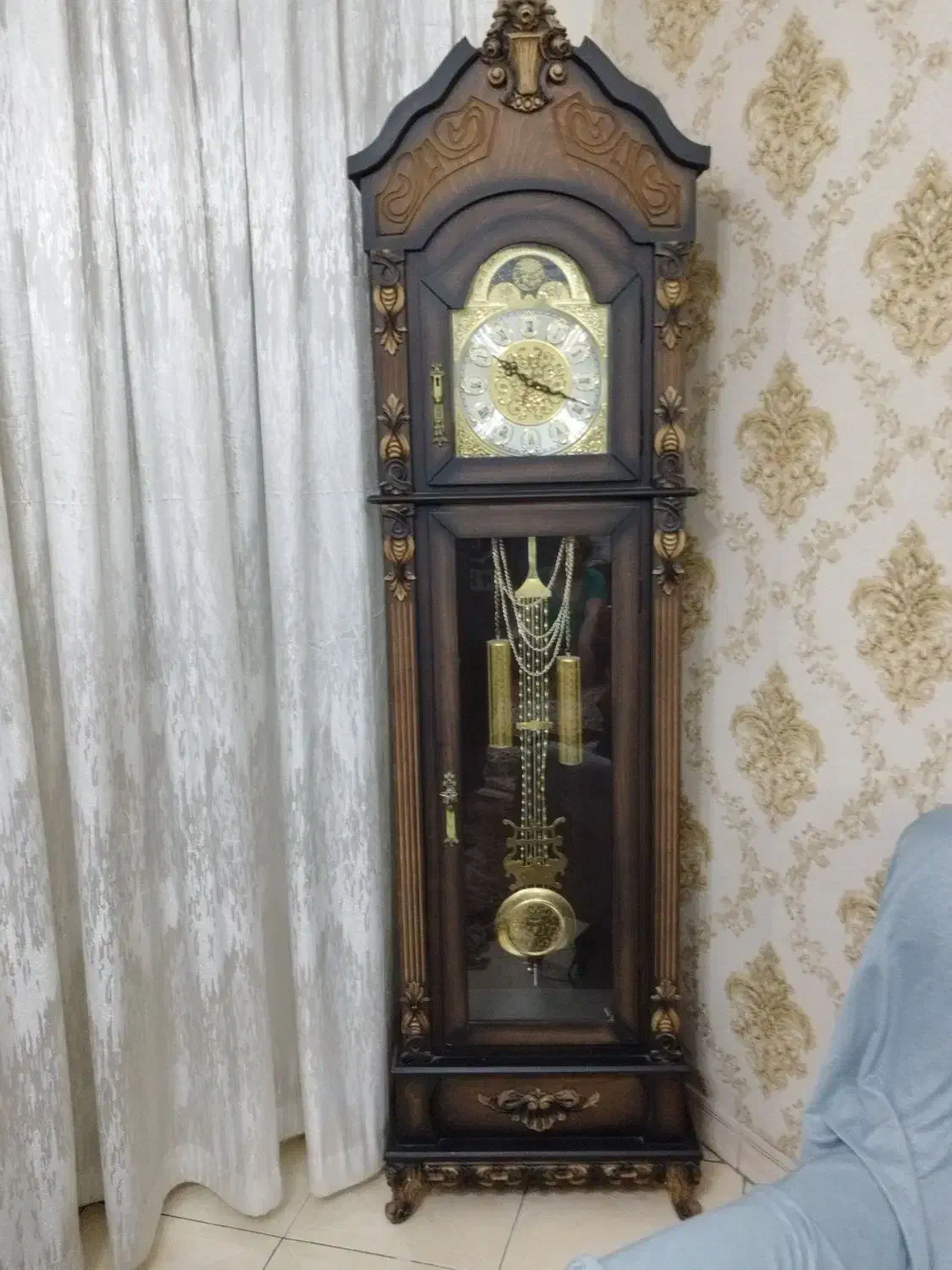 ساعت ایستاده اصل|ساعت دیواری و تزئینی|تهران, باغ خزانه|دیوار