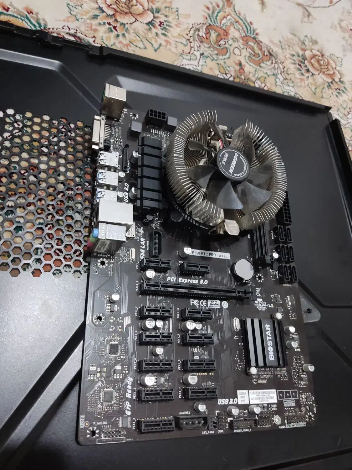 مادربرد TB250-BTC PRO و cpu corei5 7500+فن|قطعات و لوازم جانبی رایانه|تهران, کاج|دیوار