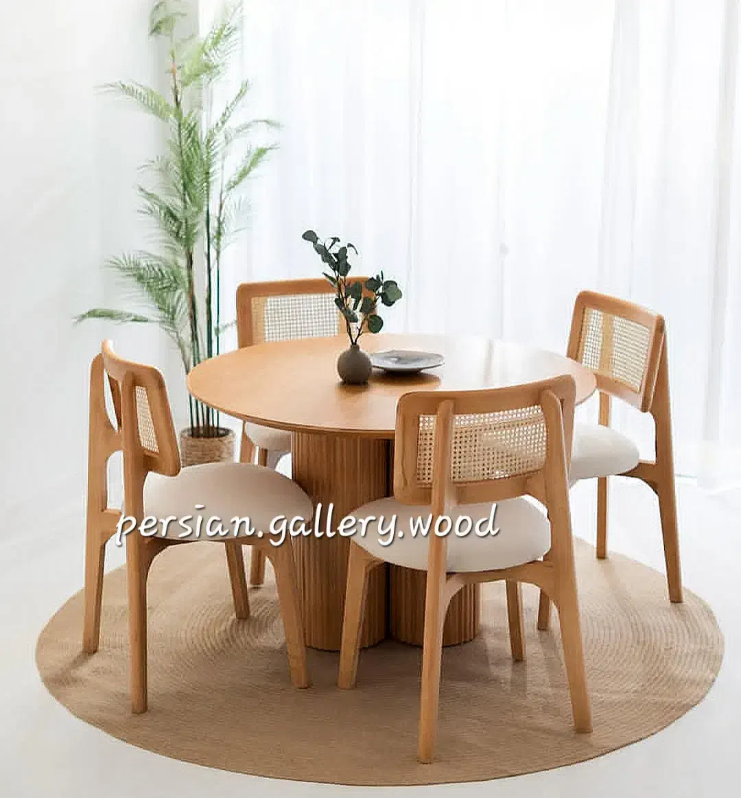 میز ناهارخوری خاص با صندلی حصیری آنجل ارزان کمجا|میز و صندلی غذاخوری|تهران, نیروی هوایی (پیروزی)|دیوار