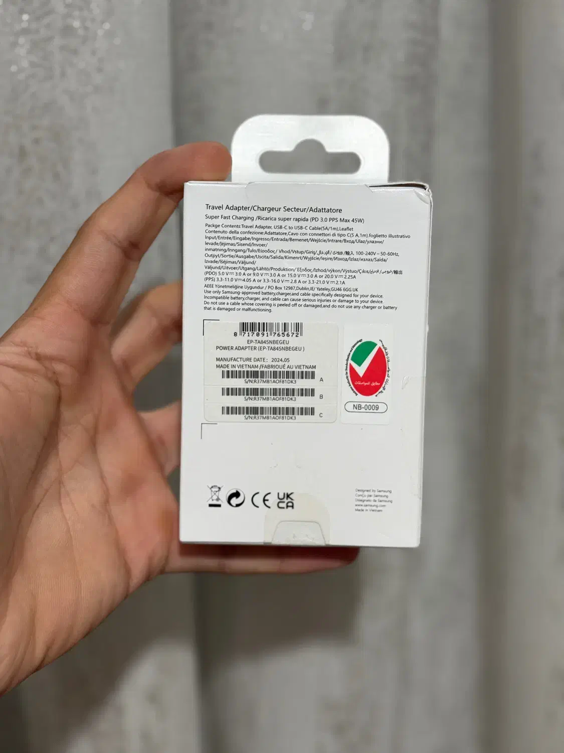 شارژر ۲۵ وات سامسونگ اصلی ویتنام فست شارژ|لوازم جانبی موبایل و تبلت|اسلام‌شهر, شهرک مفیدی|دیوار