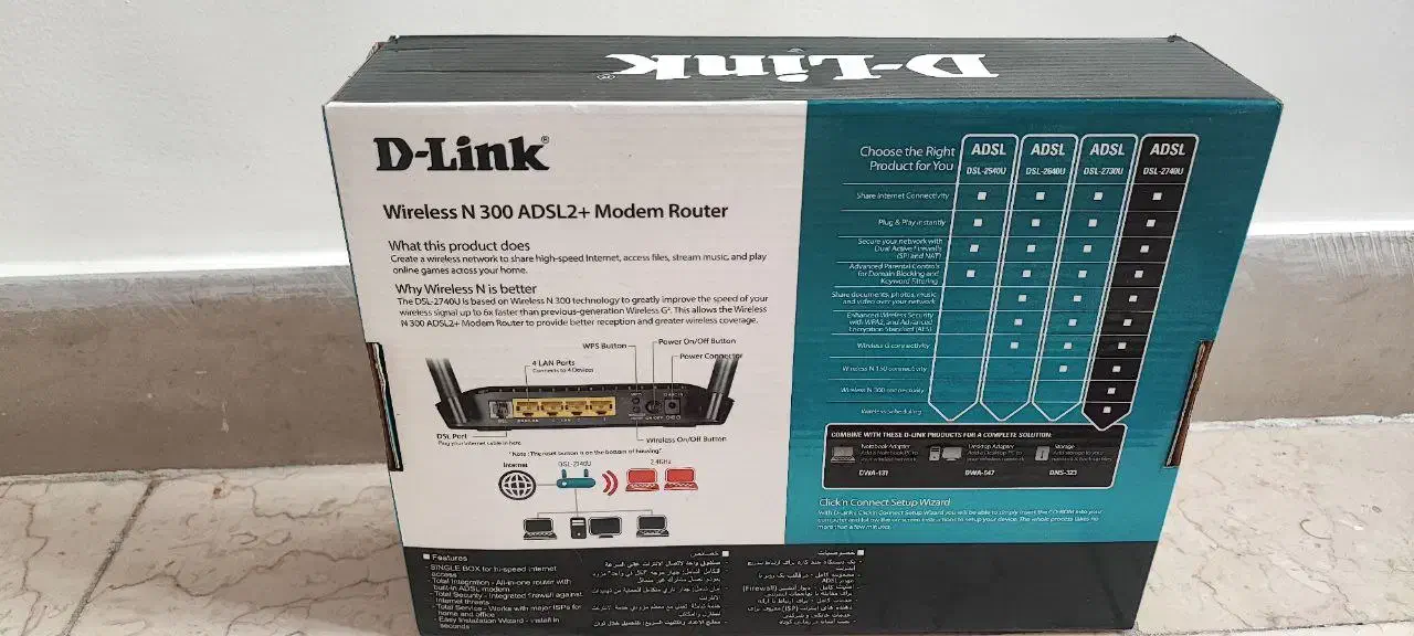 مودم روتر ADSL2 Plus بی سیم N300|مودم و تجهیزات شبکه|تهران, جیحون|دیوار