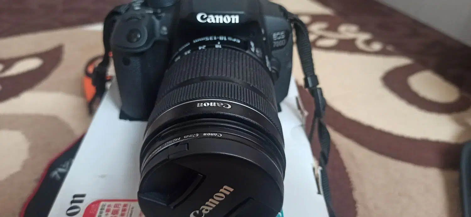 دوربین cannon Eos700D+ لنز STM 135-18 در حد نو|دوربین عکاسی و فیلم‌برداری|جهرم, |دیوار