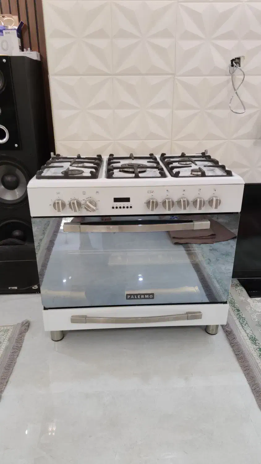 اجاق گاز فر دار پنج شعله پالارمو در حد نو|اجاق گاز و لوازم برقی پختوپز|مشکیندشت, |دیوار