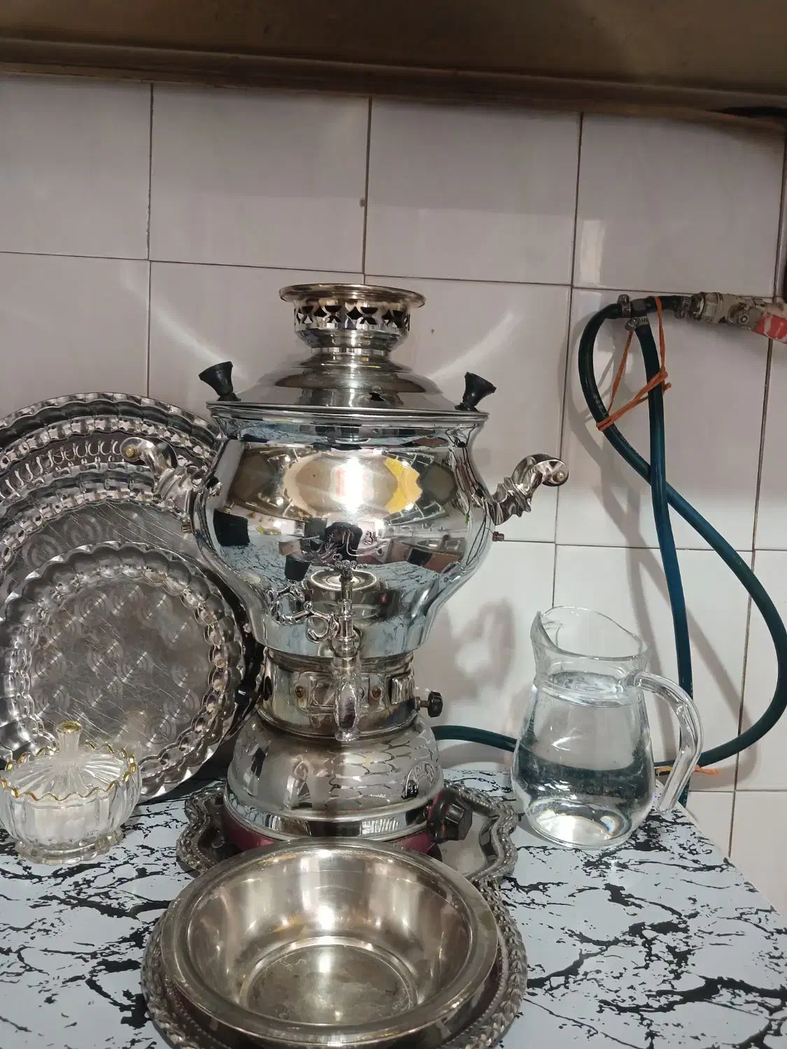 سماور گازی|سماور، چای‌ساز، قهوه‌ساز|نجف‌آباد, امیرآباد|دیوار