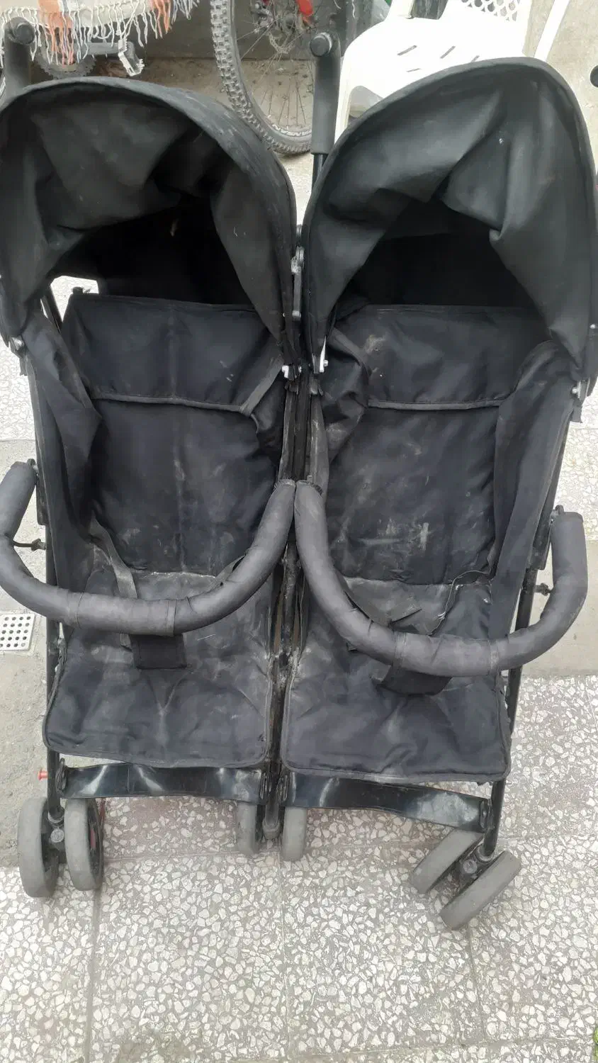 کالسکه دوقلو خارجی|کالسکه و لوازم جانبی|قم, بنیاد|دیوار