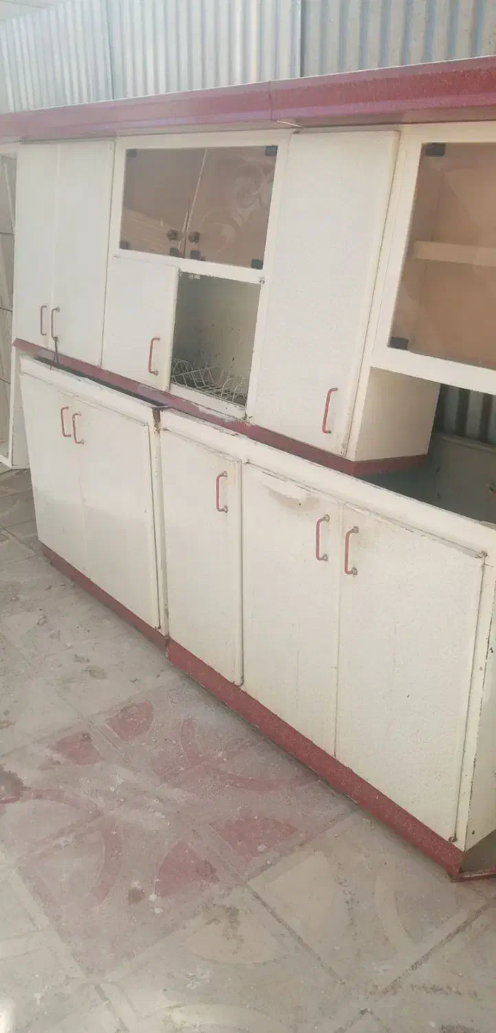 کابینت فلزی|آب‌چکان و نظم‌دهنده ظروف|نیشابور, گنبد سبز|دیوار