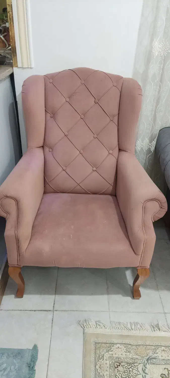 مبل 7 نفره مدل چستر در حد نو|مبلمان خانگی و میز عسلی|جم, |دیوار