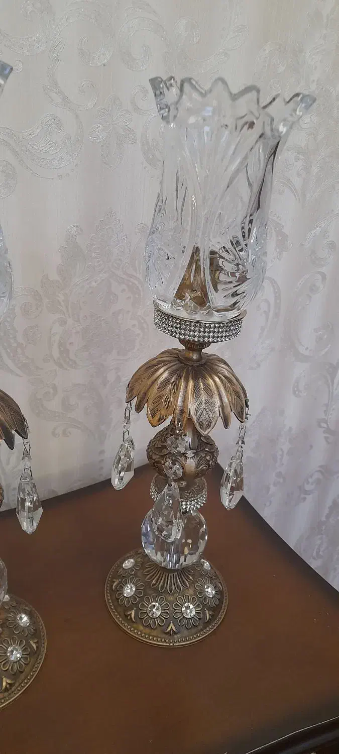 شمعدان برنز|لوستر و چراغ آویز|اردبیل, |دیوار