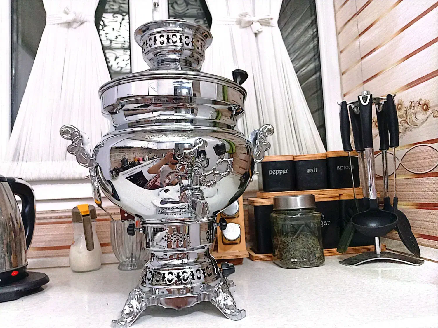 سماور نفیس ۱۰ دلستر نو نو|سماور، چای‌ساز، قهوه‌ساز|سنندج, |دیوار