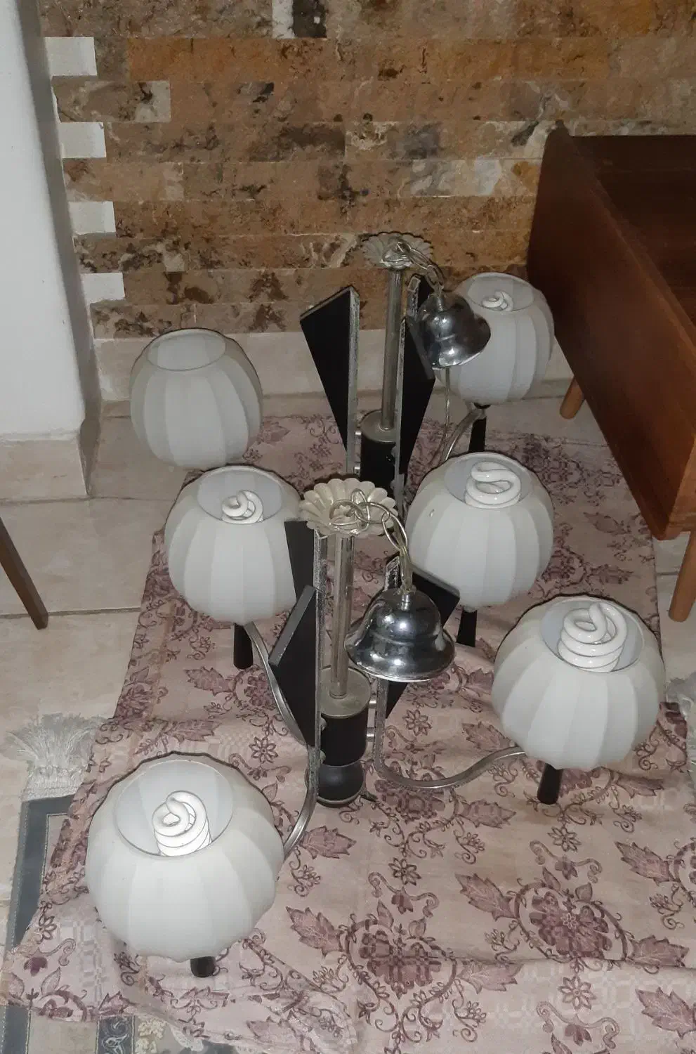 لوستر|لوستر و چراغ آویز|لاهیجان, گلستان|دیوار