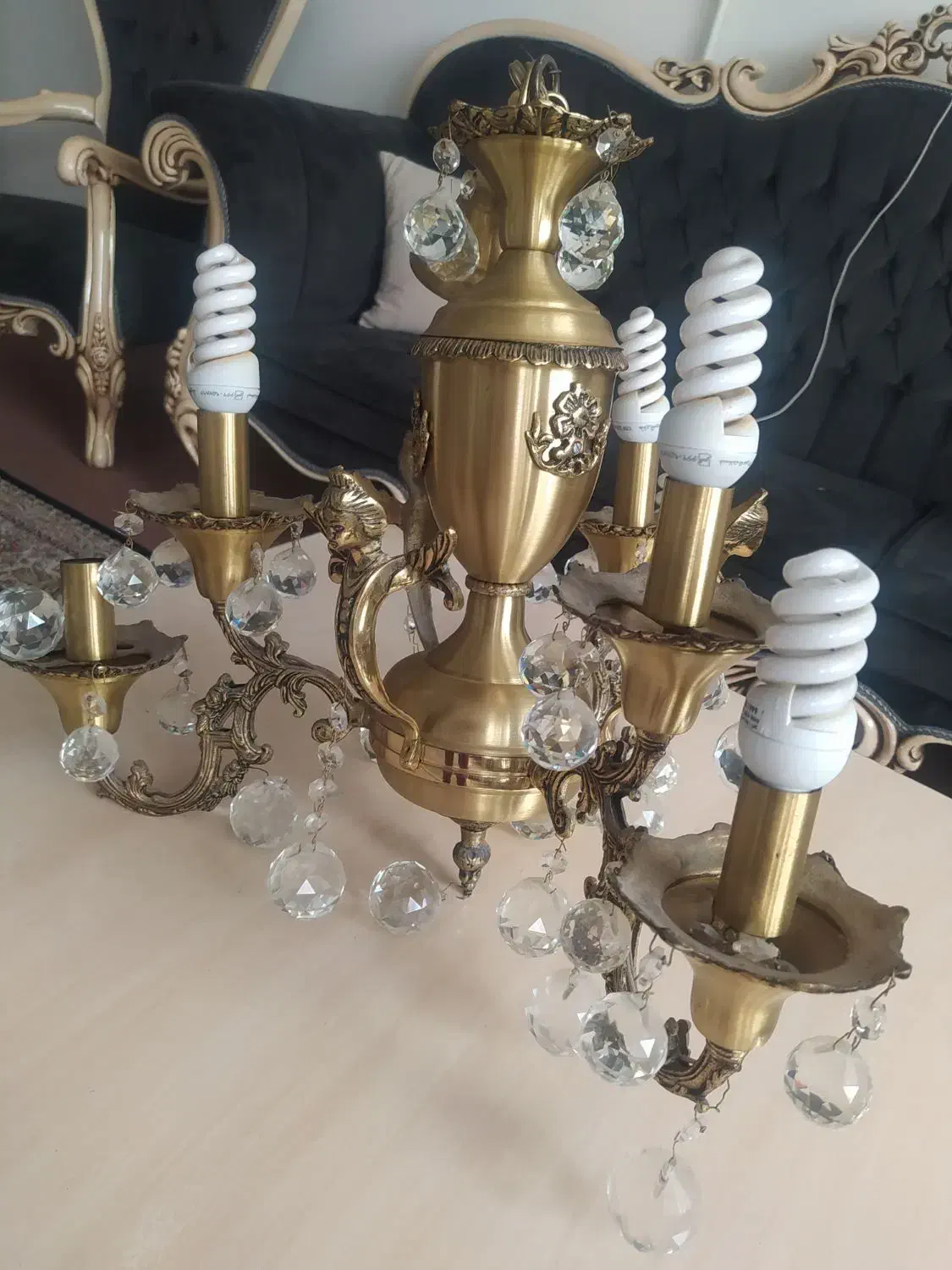 لوستر|لوستر و چراغ آویز|اراک, |دیوار