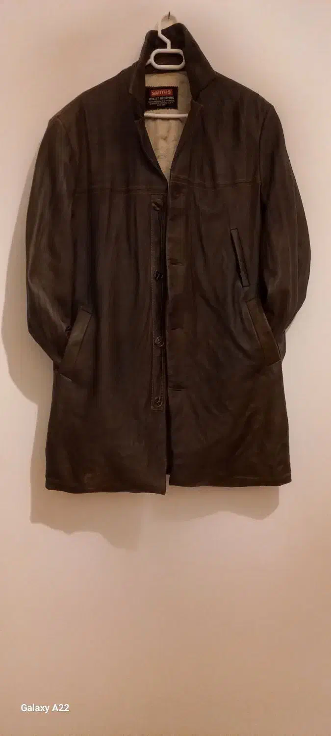 کاپشن چرمی برند اسمتیز امریکن چرم اصل|لباس|تهران, ولنجک|دیوار