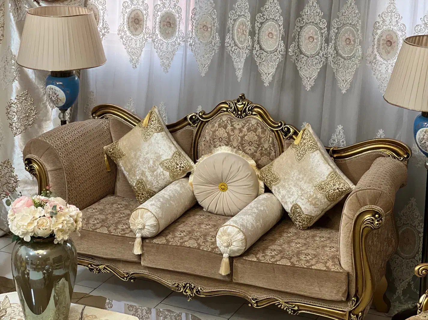 مبلمان استیل مبل سلطنتی کلاسیک و ناهارخوری نو|مبلمان خانگی و میز عسلی|تهران, شمس‌آباد|دیوار