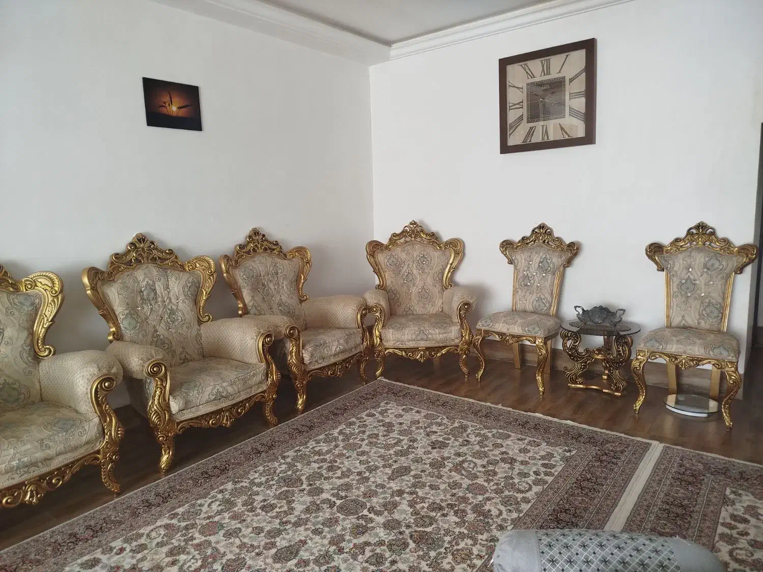 مبل سلطنتی ملایر|مبلمان خانگی و میز عسلی|دیواندره, |دیوار