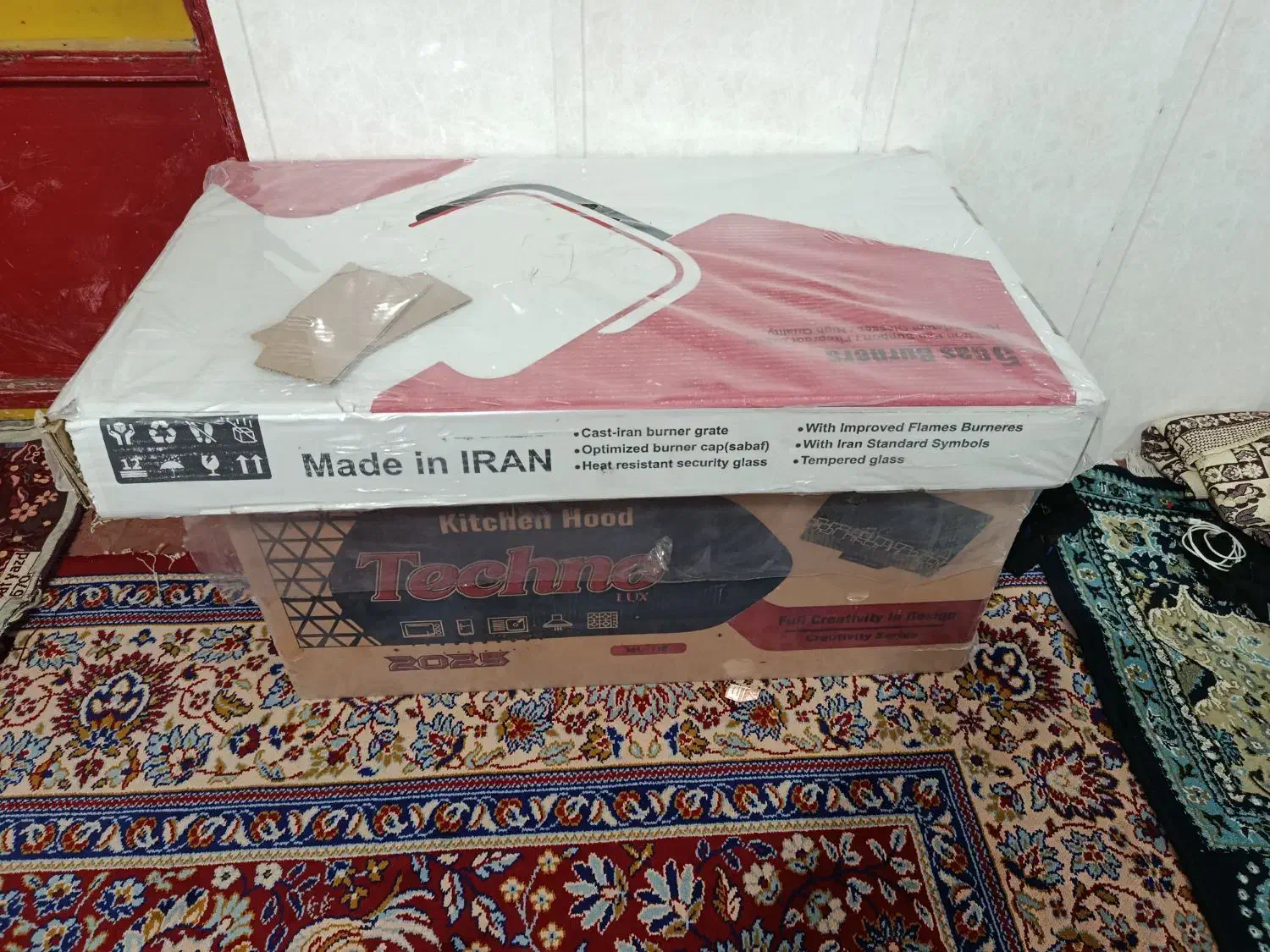 باسلام یک عدد هود ویک عدد گاز صفیی صفر|هود|سنگدوین, |دیوار