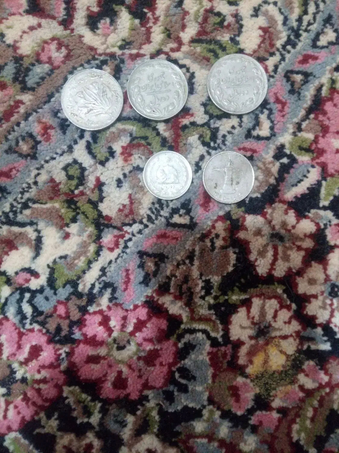 پنج عددسکه قدیمی|کلکسیون سکه، تمبر، اسکناس|کرمان, |دیوار