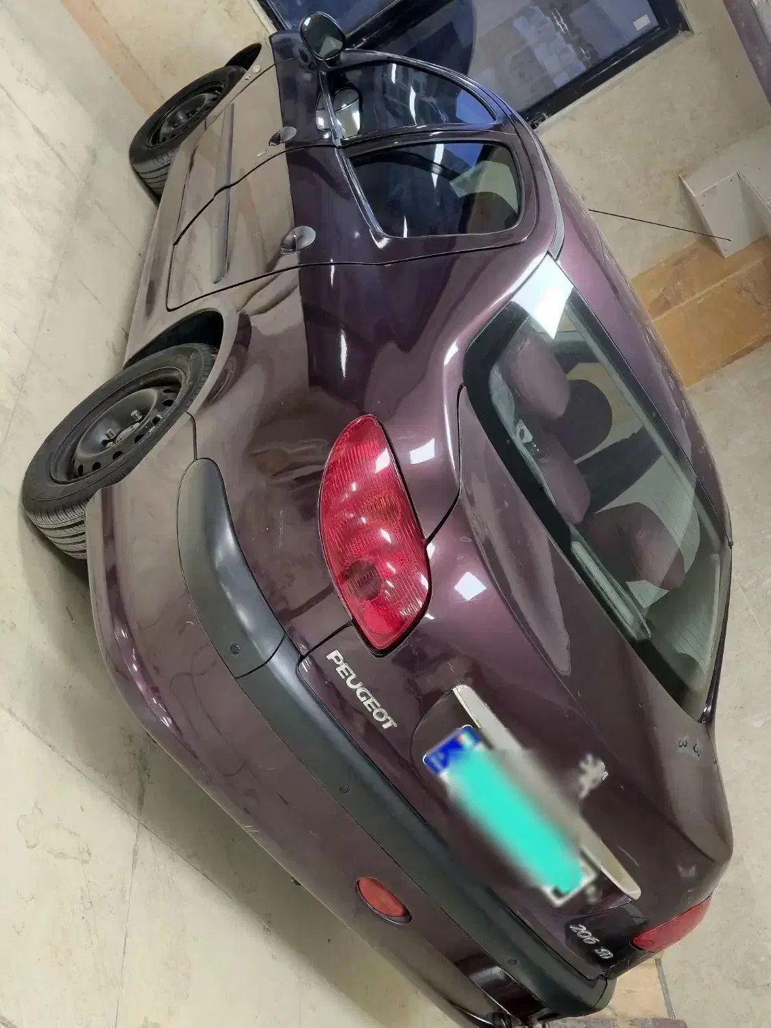 پژو ۲۰۶ SD v8 تیوفایو(TU5) مدل ۹۱ قرمز سیر|خودرو سواری و وانت|تبریز, |دیوار