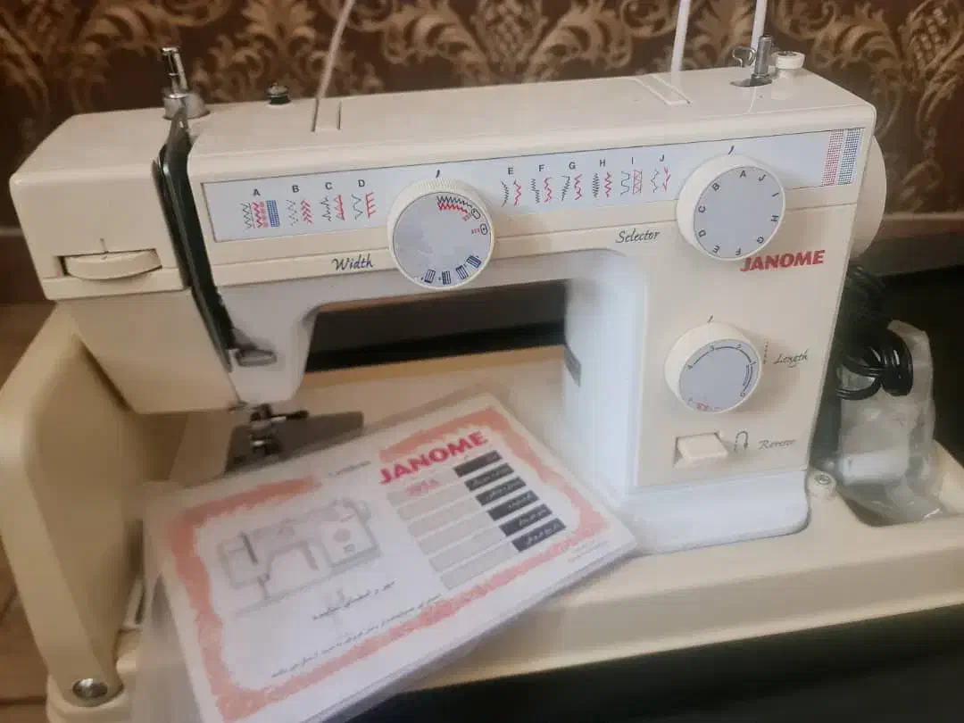 چرخ خیاطی ژانومه a395|چرخ خیاطی و ریسندگی|رشت, رودباری|دیوار