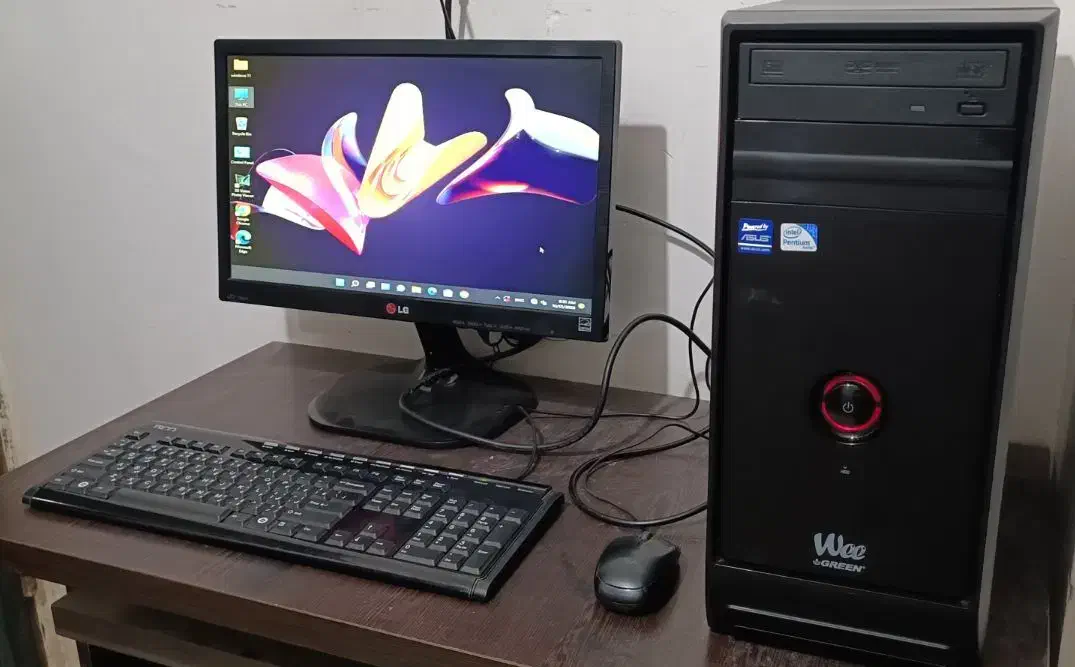 کامپیوترنسل۴ i7 Ram8G SSD256G HDD250G Vga2G LED19|رایانه رومیزی|قزوین, |دیوار