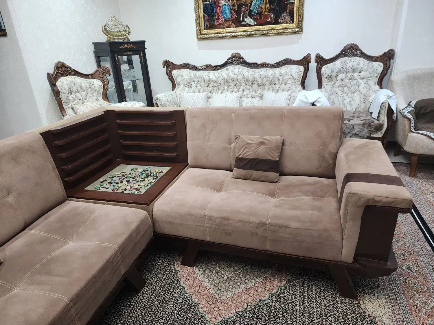 مبل ال راحتی ۵نفره|مبلمان خانگی و میز عسلی|تهران, امیریه|دیوار